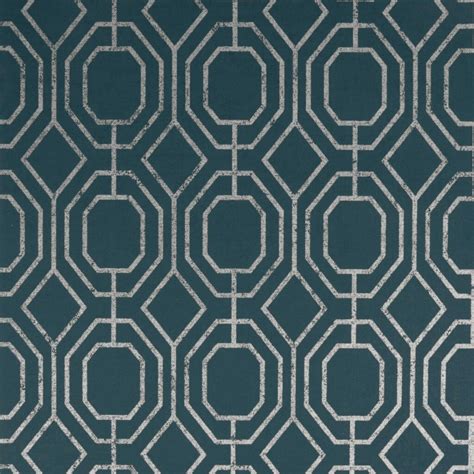 Graham And Brown Luxe Geo Teal Green And Gold Wallpaper 115933