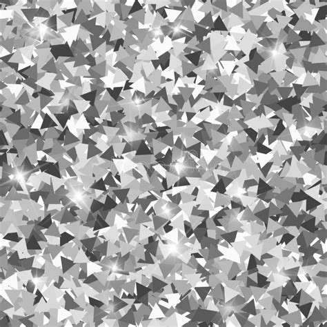 Glitter Seamless Texture Adorable Silver Particles Endless Pattern