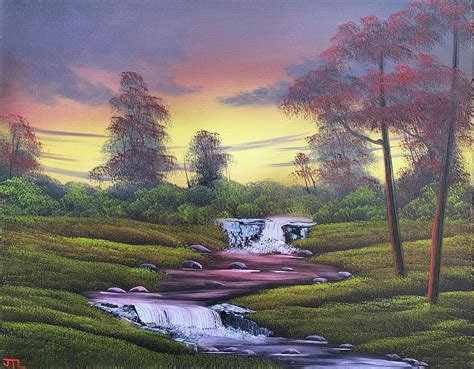 Psilocybin Sunrise Painting By John Lunny Fine Art America