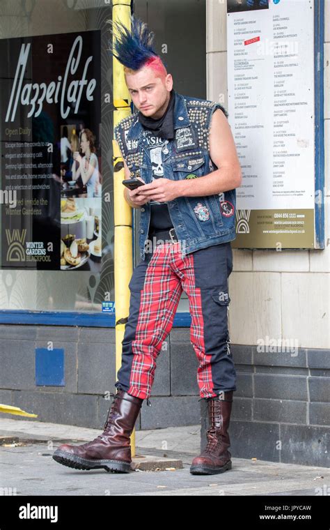 A Punk Rock Rebel Rebelling Rebellion Blackpool Festival Spike Spiked