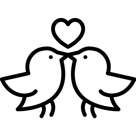 Love Birds Vector Svg Icon Svg Repo