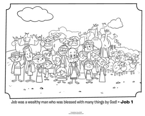 Download this free coloring page showing god's visit to job in a whirlwind. Job Coloring Page - Whats in the Bible