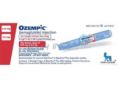 Buy Ozempic Semaglutide 2mg 1 5ml By Novo Nordisk At Best Price Free