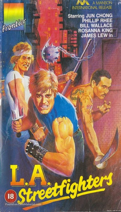 Los Angeles Streetfighter 1985 British Vhs Movie Cover