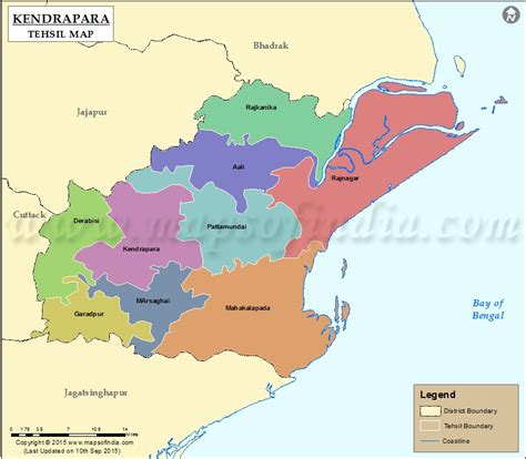 Kendrapara Tehsil Map Kendrapara Tehsils