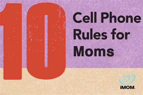 Cell Phone Rules Imom