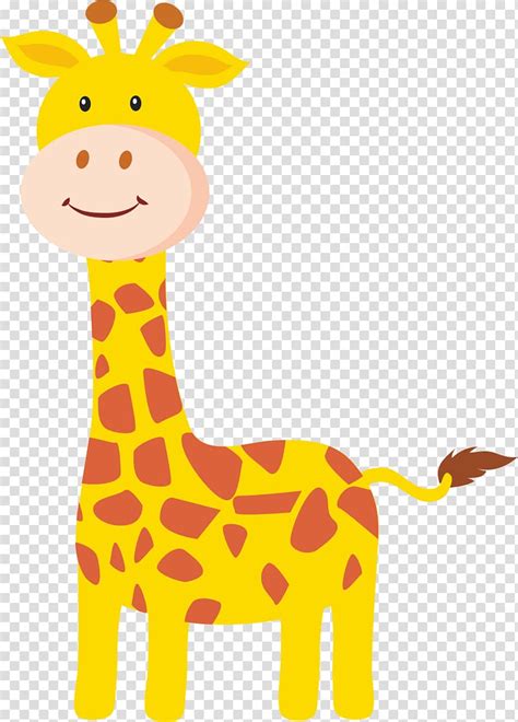 Cartoon Zoo Animals Giraffe