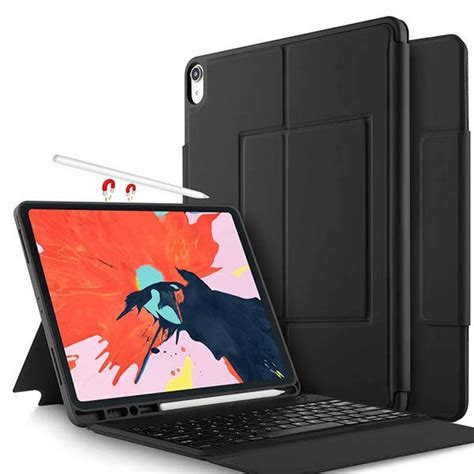 Ivso Ipad Pro Keyboard Case With Apple Pencil Holder Gadgetsin