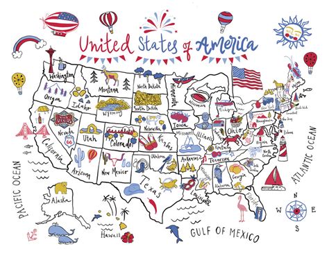 Usa Wall Map