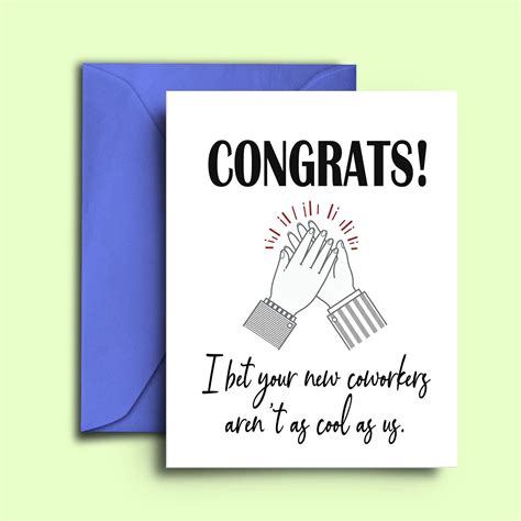 Funny Sarcastic Farewell Card For Coworkers Colleagues I Bet Your New Coworkers Aren T As Cool