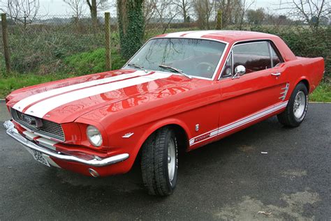 Sold Andrea 1966 Ford Mustang V8 4 Speed Manual Red Oakwood Classics