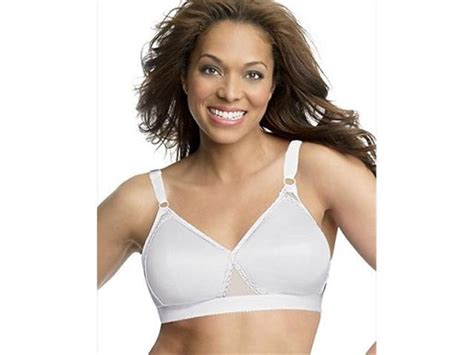 Playtex Cross Your Heart Lightly Lined Wirefree Bra Size B White Newegg Com