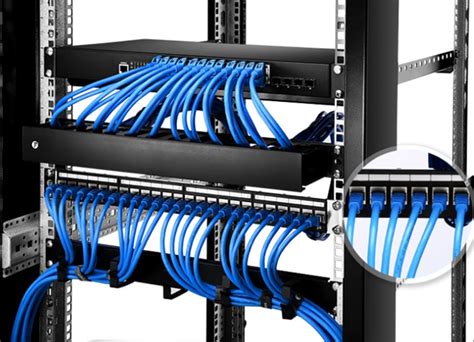 How To Use Cat6a Patch Panel For Network Cabling Fiber Optic Cables