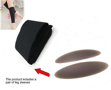 Fashion G Pair Leg Correctors Silicone Leg Onlays Soft Self Adhesive