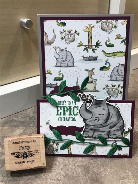 Stampin Up Animal Outing Animal Expedition Dsp And Animal Friends