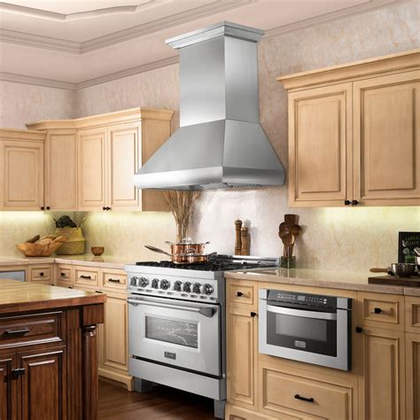 ZLINE Professional Ducted Wall Mount Range Hood in Stainless Steel (68 ...