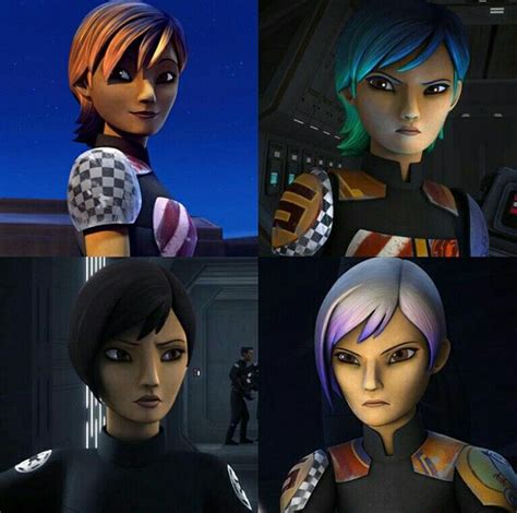 Sabines Awesome Hairstyles Throughout The Seasons Star Wars Rebels Ezra Star Wars Background