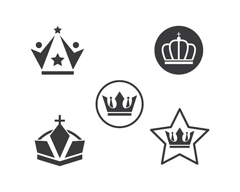 Premium Vector Royal Crown Logo Icon Vector Illustration Design