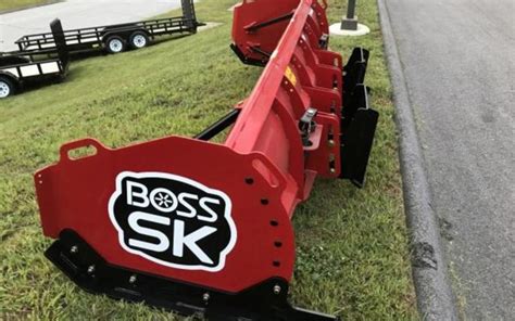 2020 Boss Snowplow Skid Steer Box Plows Sk 10ft Metal Trip Edge Bh