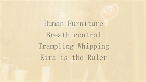 Kira Is The Ruler Cbt Trampling Whip Human Furniture Rubber Mask