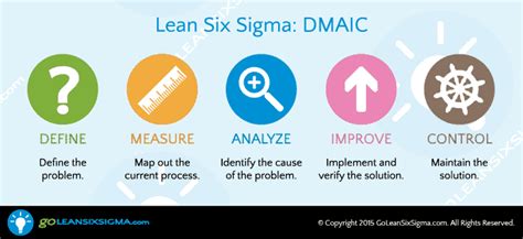 Lean Six Sigma Step By Step Dmaic Infographic Lean Six Sigma