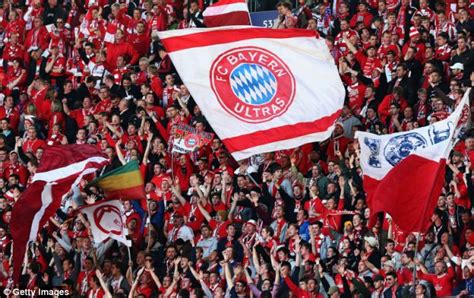 Champions League Final German Fans Fight And Throw Missiles As