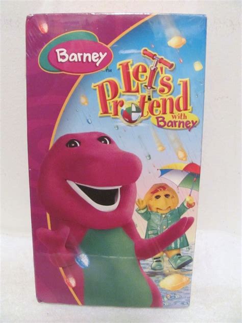 Vhs Barney Lets Pretend With Barney Vhs 2006 Barney Barney