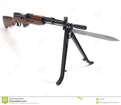 Sks Automatic Assault Rifle Stock Photo Image Of Weapon Assault 1257812