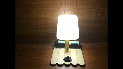 How To Make A Night Lamp At Home Youtube