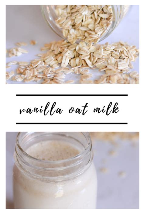 Vanilla Oat Milk Mindful Minimal Me Recipe Oat Milk Recipe Oat