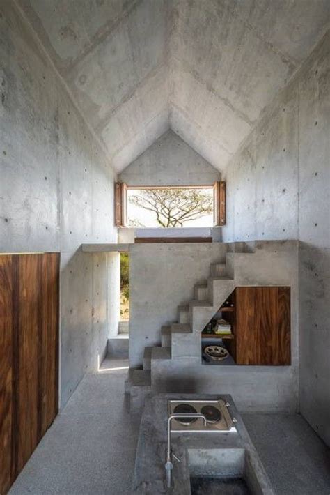 Beautiful Tiny Concrete House With A Minimalist Architecture Maison