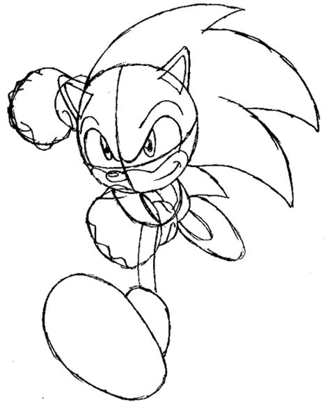 How To Draw Sonic The Hedgehog Running Drawing Lesson How To Draw Step By Step Drawing Tutorials