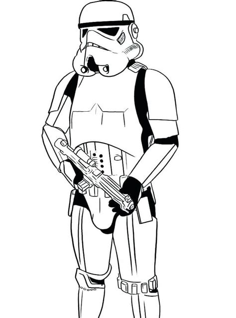 Desenhos De Stormtrooper Para Colorir Pintar E Imprimir