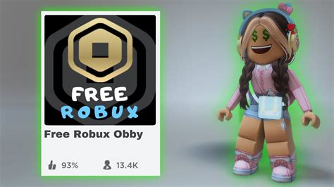 This Obby Gives You Free Robux Youtube