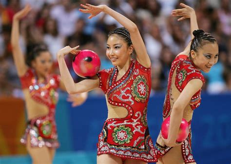 Attività relative alla preparazione olimpica e all'alto livello. Team della Cina, ai Giochi Olimpici di Atene 2004, Grecia ...