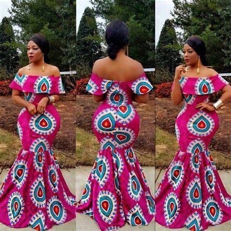 off shoulder african mermaid dress african print dresses etsy african prom dresses african
