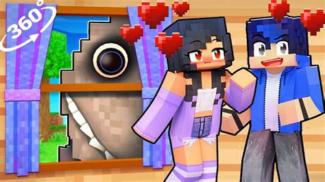 The Man In The Window Does Not Allow Aphmau Kiss Ein In Minecraft 360° Youtube