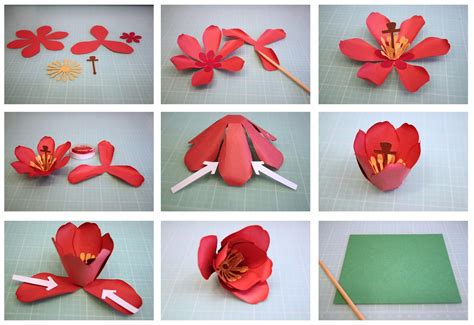 Bits Of Paper 3d Tulip Paper Flower