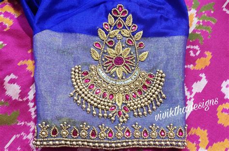 Beads Work Blouse Bead Work Embroidery Blouse Designs Blouse Hand