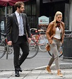 Michelle Hunziker with husband Tomaso Trussardi: Shopping Candids at ...