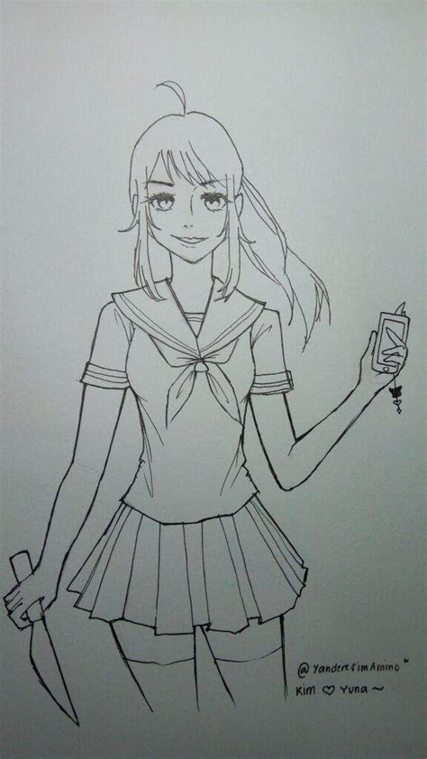 This is one of her selectable hairstyles. First Post : Ayano Aishi FanArt~ ω | Yandere Simulator Amino