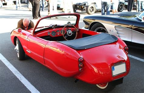 The first automobiles started out with three wheels. 1960 Berkeley T60 Three-Wheel Micro 2-seat Sports Car with ...
