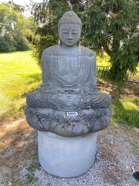 Large Stone Buddha Statue