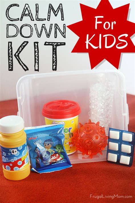 Calm Down Kit For Kids Frugal Living Mom Calm Down Kit Emotional