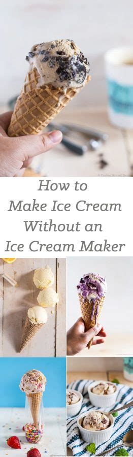 Pour mixture into a freezer bowl, then using a wooden spoon. How to Make Ice Cream without an Ice Cream Maker | A ...