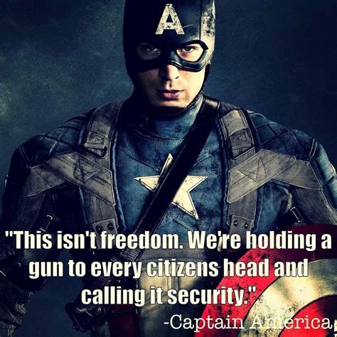 Captain America Is A Libertarian Captain America Quotes Marvel