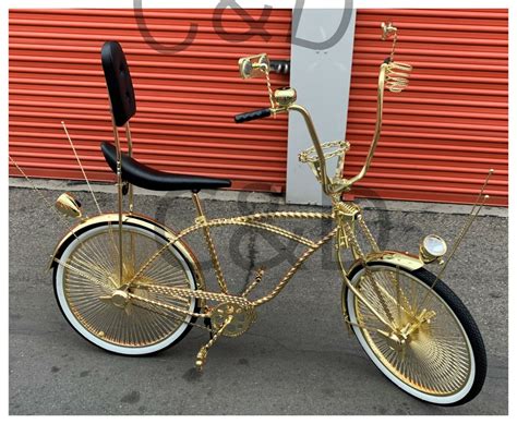 Lowrider Bike Black And Gold Ubicaciondepersonascdmxgobmx