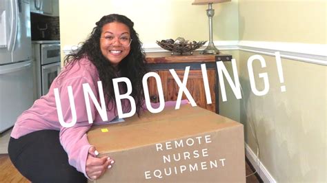 Remote Nurse Equipment Unboxing! | Life of a Nurse - YouTube