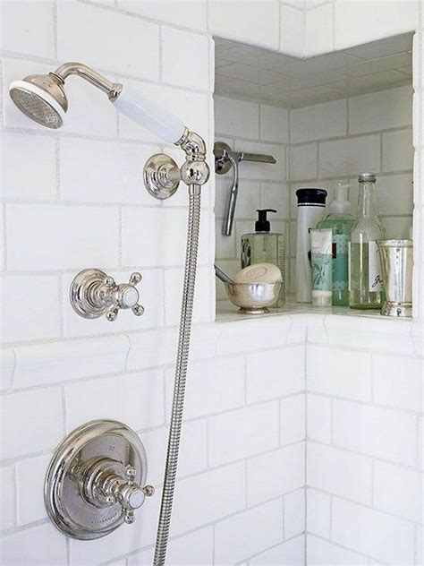 This Shower Niche Wraps Around A Corner For A Bit Of Extra Room For