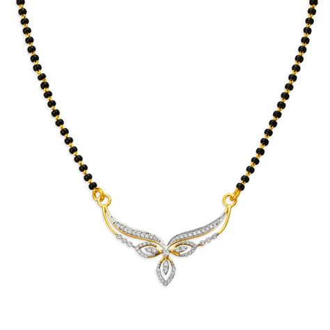 Buy Diamond Mangalsutra Online In India Shop 18kt Diamond Mangalsutra At Tanishq Diamond